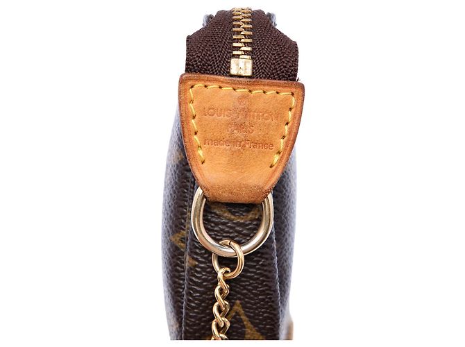 Louis Vuitton Brown Monogram Mini Pochette Accessoires Marron - vue 5