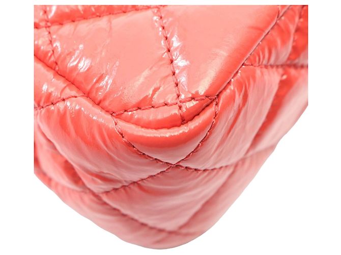 Chanel Borsa Hobo Wavy CC in vitello graffiato lucido rosa Small - vista 7