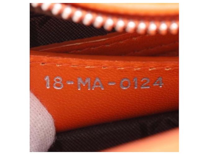 Dior Orange Medium Lambskin Cannage Lady Dior Arancione - vista 5