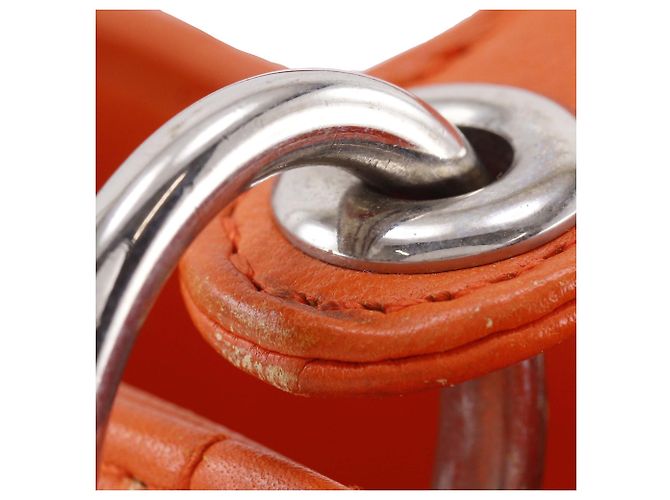 Dior Orange Medium Lambskin Cannage Lady Dior Arancione - vista 8