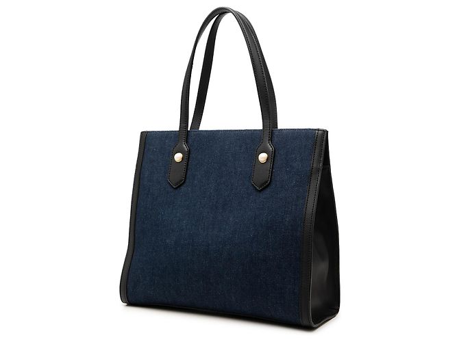 Gucci Blue Denim Tote mit besticktem Tiger Blau Dunkelblau - Ansicht 2
