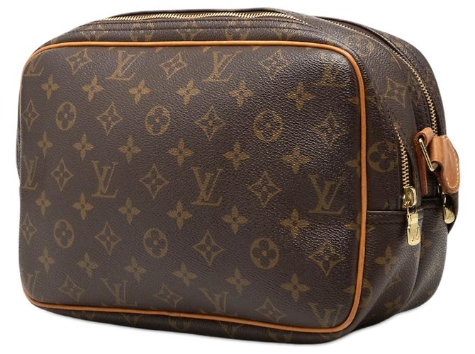 Louis Vuitton Brown Monogram Reporter PM Marrone - vista 2