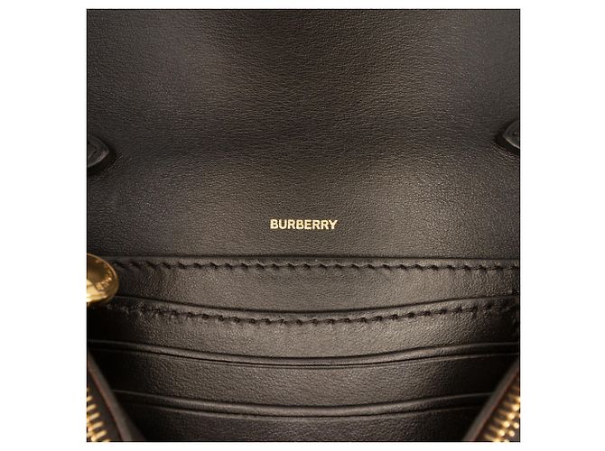 Burberry Beige House Check Canvas Hackberry Crossbody - vista 5