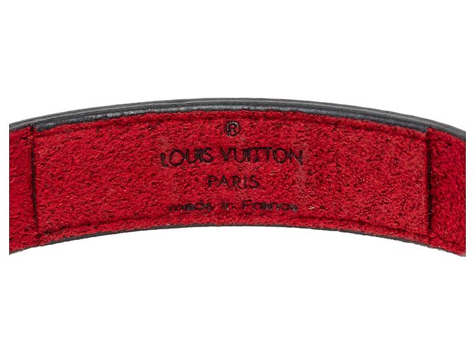 Bracciale Louis Vuitton Black Monogram Mat Wish Nero - vista 4