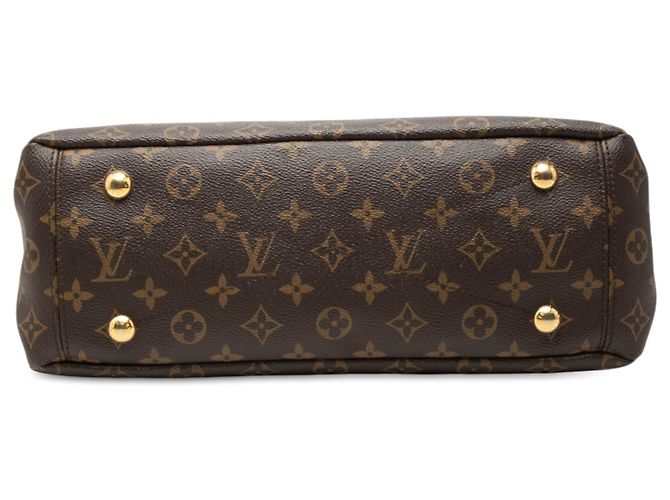 Louis Vuitton Brown Monogram Pallas MM Marrone - vista 3