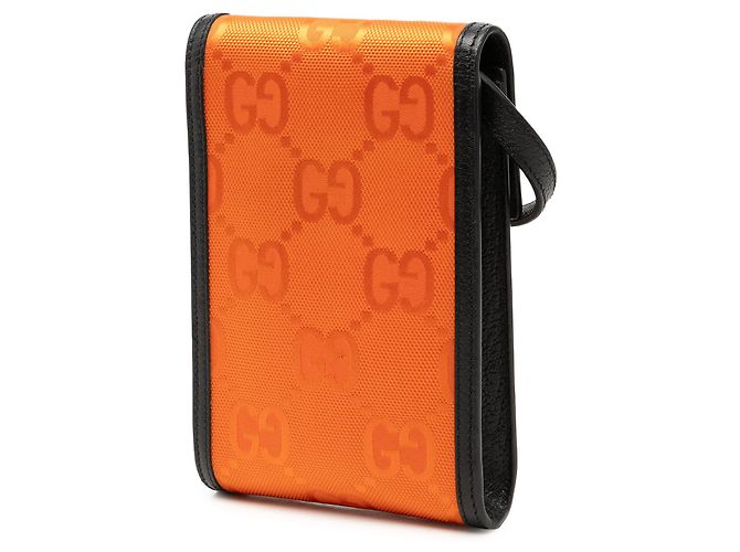 Gucci Orange Off The Grid Mini GG Econyl Crossbody Arancione - vista 2