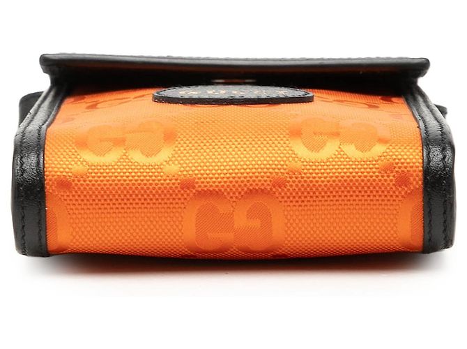 Gucci Orange Off The Grid Mini GG Econyl Crossbody Arancione - vista 3