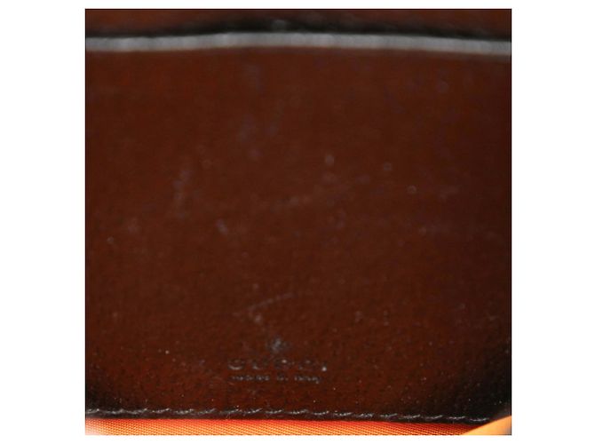 Gucci Orange Off The Grid Mini GG Econyl Crossbody Arancione - vista 5