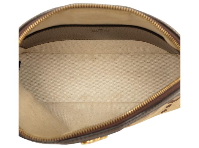 Borsa a tracolla Gucci Ophidia Dome Small Jumbo GG Canvas Web Beige - vista 4