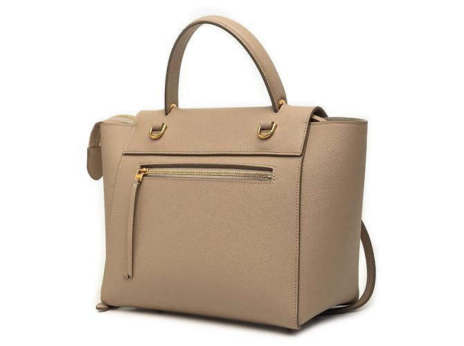 Belt Bag Céline Borsa cintura Celine in pelle di vitello micrograna marrone Taupe - vista 2
