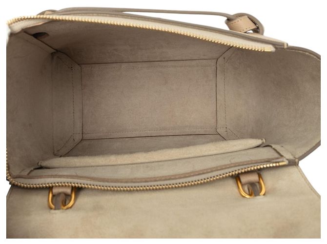 Belt Bag Céline Borsa cintura Celine in pelle di vitello micrograna marrone Taupe - vista 4