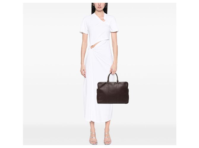 Louis Vuitton Brown Taiga Porte Documents Voyage PM Marrone Marrone scuro - vista 6