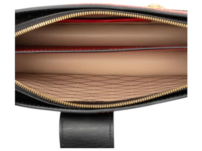 Clutch Trunk Louis Vuitton in pelle Epi rossa - vista 4