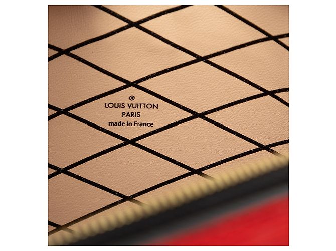 Clutch Trunk Louis Vuitton in pelle Epi rossa - vista 5