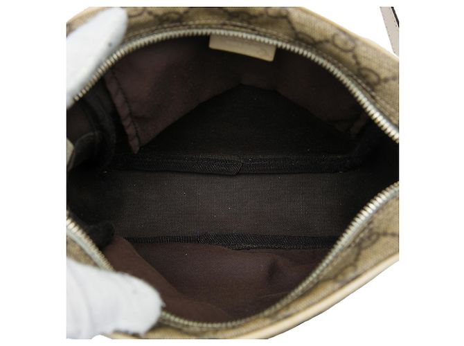 Borsa a tracolla Gucci Beige GG Supreme - vista 4