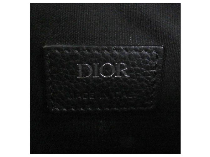 Borsa a tracolla Dior 8 Mini Oblique Canvas e Mesh blu Dior Blu navy - vista 4