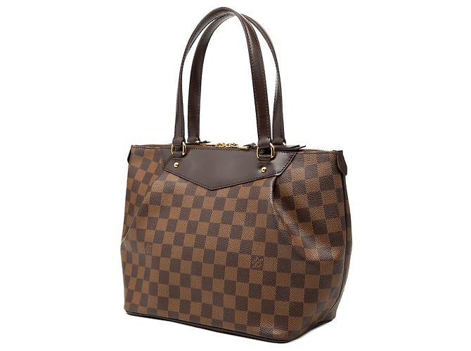Louis Vuitton Brown Damier Ebene Westminster PM Marrone - vista 2