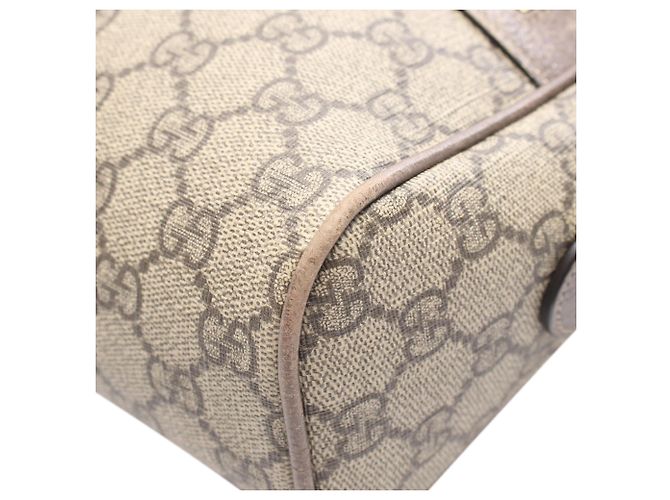 Borsa a tracolla Gucci Beige GG Supreme Ophidia - vista 11