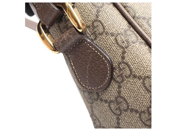 Borsa a tracolla Gucci Beige GG Supreme Ophidia - vista 13