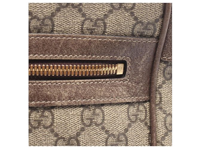 Borsa a tracolla Gucci Beige GG Supreme Ophidia - vista 7