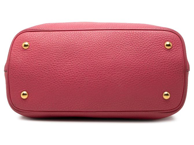Borsa Tote Aperta Convertibile Prada Pink Vitello Daino Rosa - vista 3