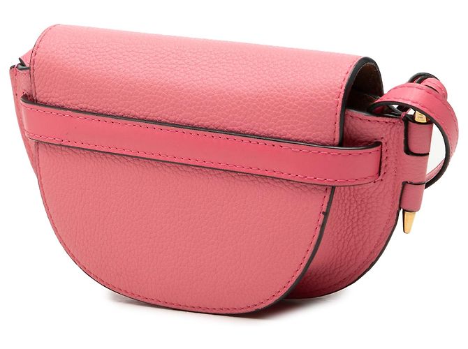 Borsa a tracolla Mini Gate in pelle rosa LOEWE - vista 2