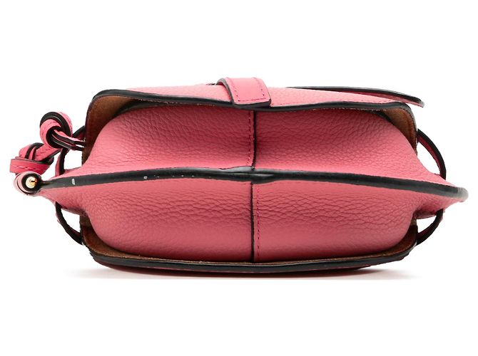 Borsa a tracolla Mini Gate in pelle rosa LOEWE - vista 3