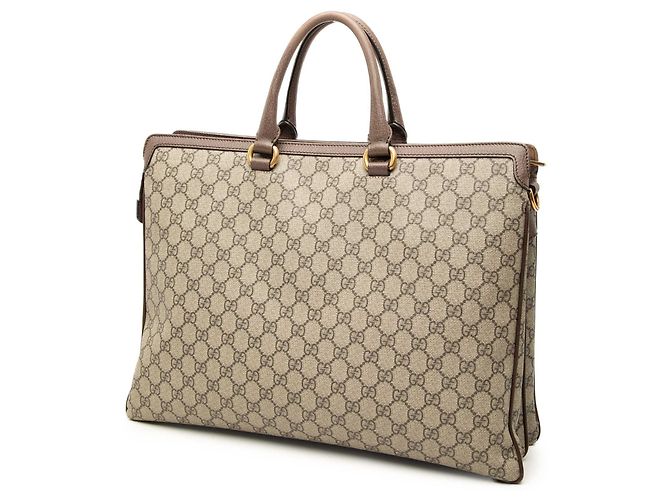 Borsetta Gucci Beige GG Supreme Ophidia Web - vista 2