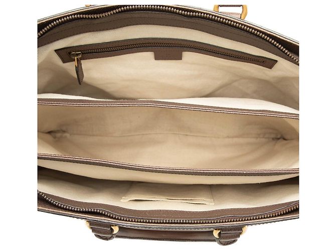 Borsetta Gucci Beige GG Supreme Ophidia Web - vista 4