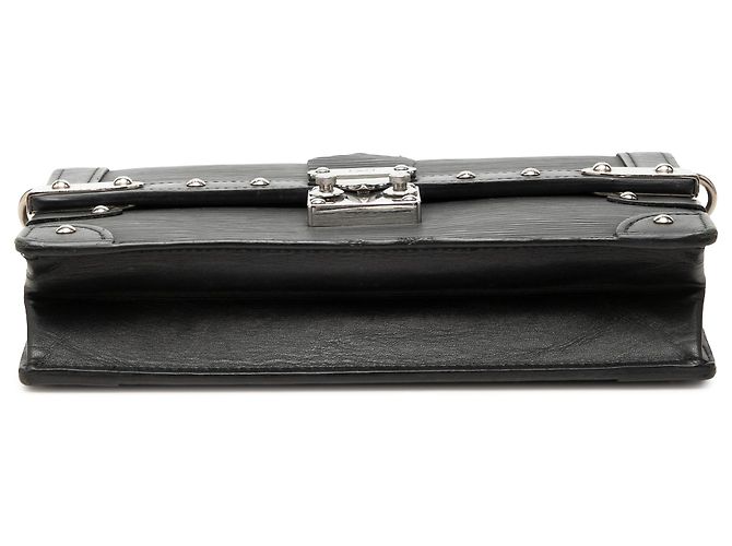 Portafoglio a catena Louis Vuitton Black Epi Trunk Nero - vista 3