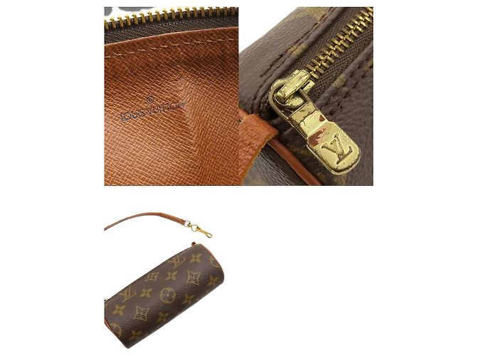 Louis Vuitton Brown Monogram Papillon 30 Marrone - vista 5