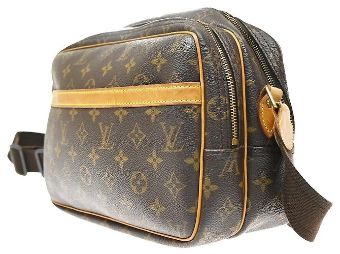 Louis Vuitton Reporter Monogram PM Marrone - vista 3