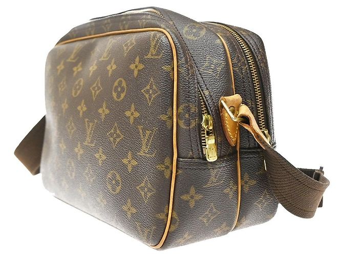 Louis Vuitton Reporter Monogram PM Marrone - vista 4