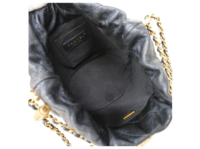 Borsa a tracolla con catena Chanel Matelassé Blu navy - vista 5