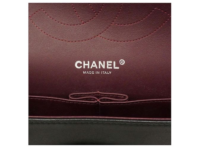 Borsa a tracolla Chanel in pelle d'agnello nera Nero - vista 5