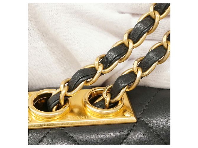 Borsa a tracolla Chanel Matelassé Nero - vista 8