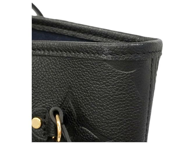 Borsa Tote Louis Vuitton Monogram Empreinte Neverfull MM Nero - vista 6