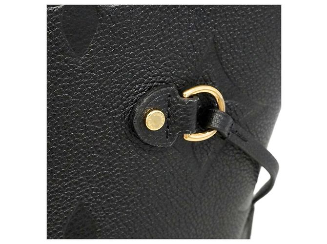 Borsa Tote Louis Vuitton Monogram Empreinte Neverfull MM Nero - vista 7