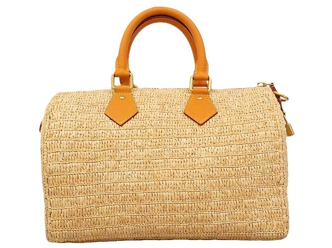 Borsa Louis Vuitton Speedy Bandoulière 30 Beige - vista 11