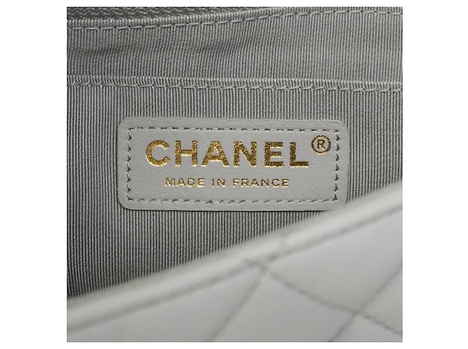 Borsa a tracolla Chanel Matelassé in pelle d'agnello Marrone - vista 5