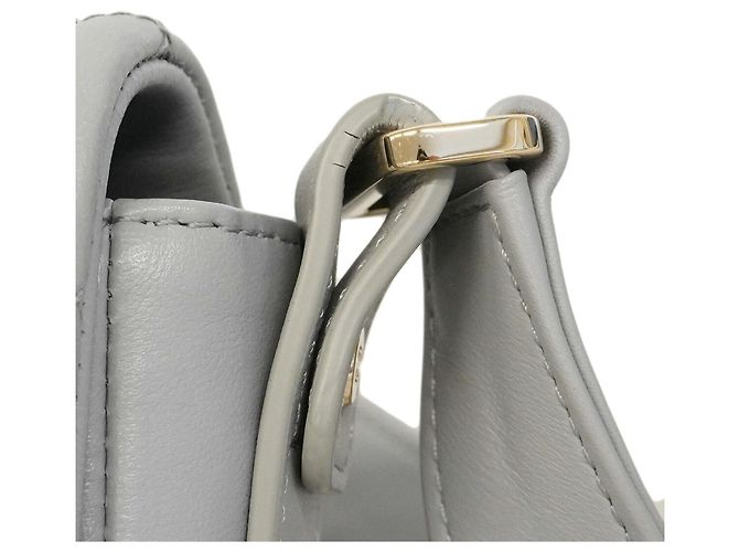 Borsa a tracolla Chanel Matelassé in pelle d'agnello Marrone - vista 7
