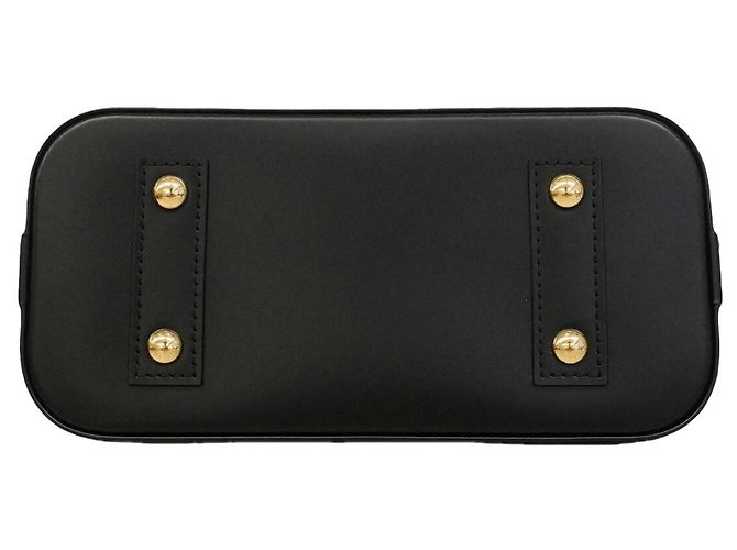 Borsa Louis Vuitton Alma BB in pelle Epi Nero - vista 3
