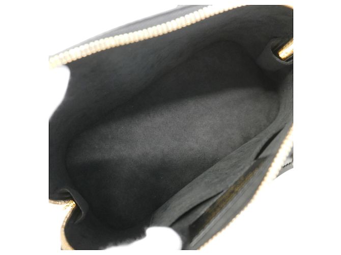 Borsa Louis Vuitton Alma BB in pelle Epi Nero - vista 4
