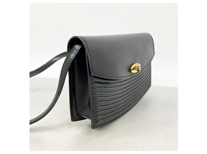 Borsa a tracolla Louis Vuitton in pelle Epi Nero - vista 2