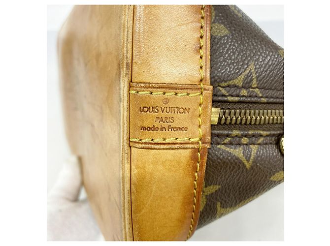 Borsa Louis Vuitton Alma Monogram Marrone - vista 5