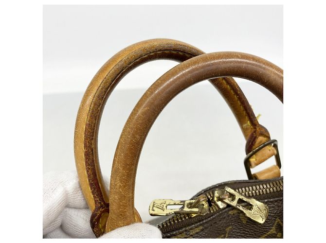 Borsa Louis Vuitton Alma Monogram Marrone - vista 7