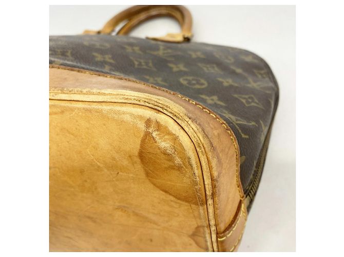 Borsa Louis Vuitton Alma Monogram Marrone - vista 9