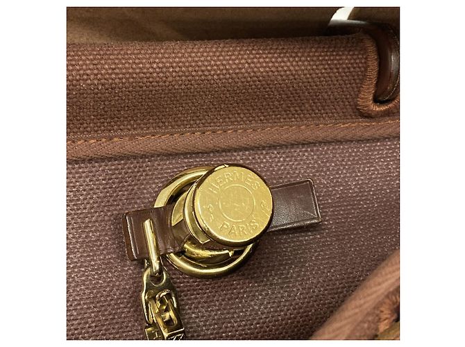Hermès Zaino Hermes Herbag Ad PM Marrone - vista 11