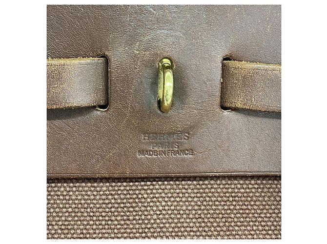 Hermès Zaino Hermes Herbag Ad PM Marrone - vista 5