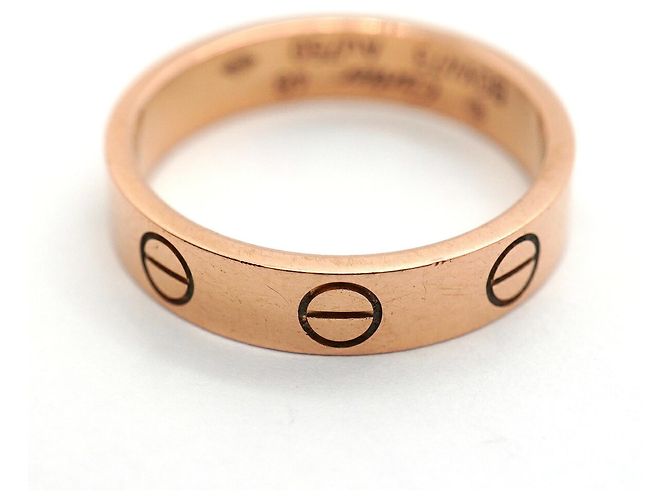 Anello Mini Love Cartier in oro rosa 18K - vista 8